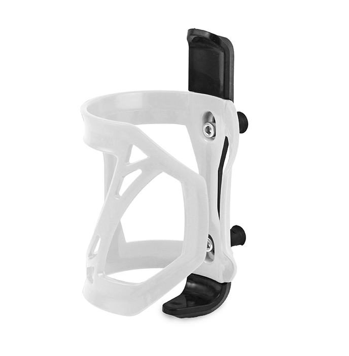 IMPACT Suluk Kafesi - T-SIDE, Sağ/Sol Ayarlı, Plastik, Siyah/Beyaz