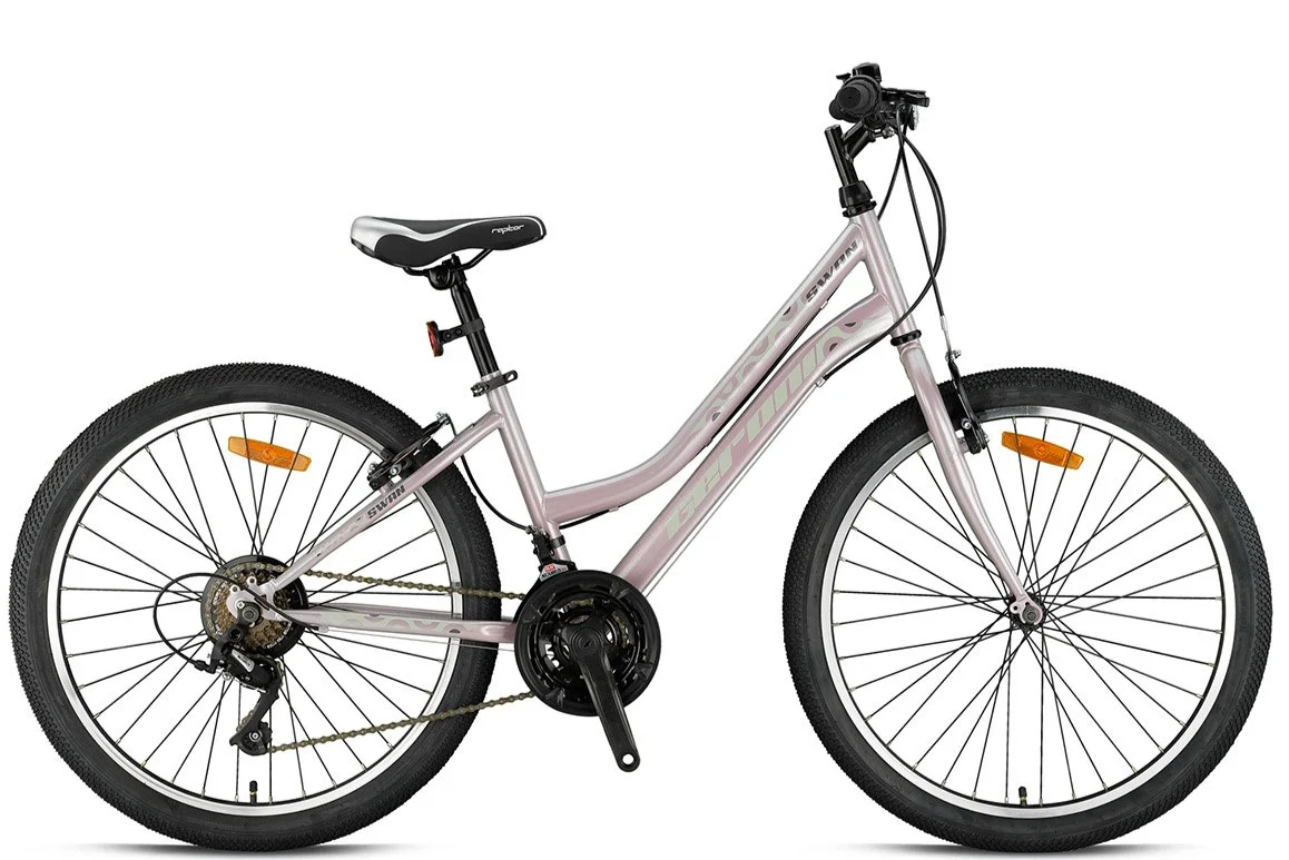 GERONİ SWAN LAYD 24 JANT 21 VİTES BEYAZ-PEMBE BİSİKLET