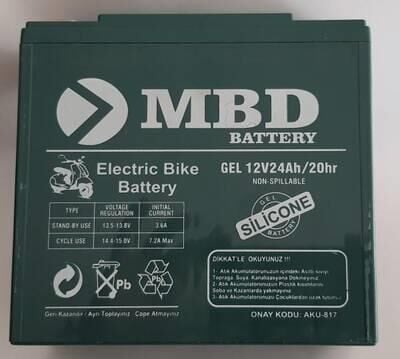 6-DZM-20 AKÜ DİK 12/24 AMPER