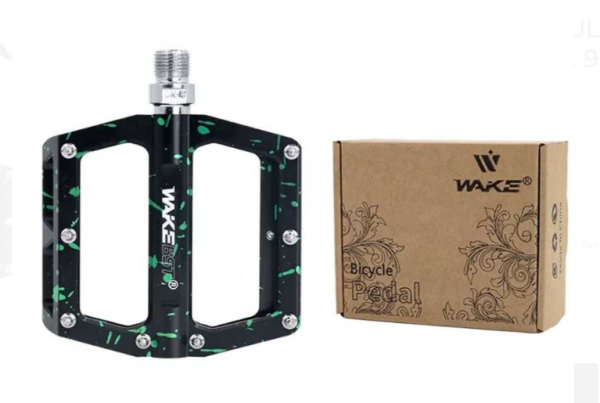 WAKE ALUMİNYUM RULMANLI KAMUFLAJ DESENLİ PEDAL 116. x 97.6MM SİYAH-YEŞİL
