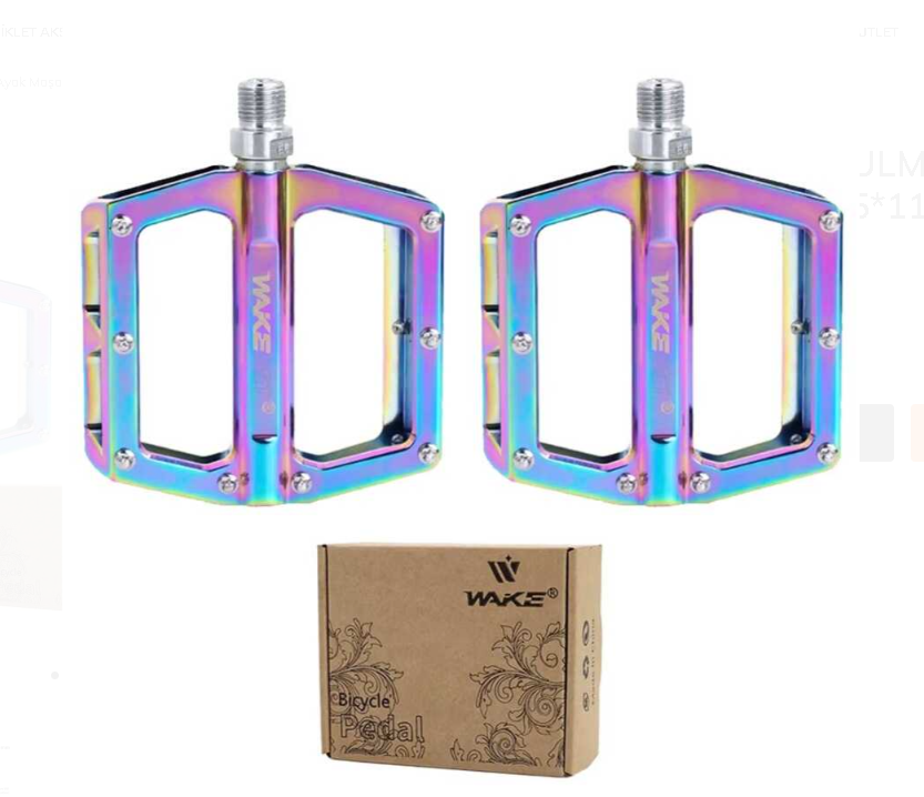 WAKE ALUMİNYUM RULMANLI OILSLICK PLATFORM PEDAL 135*110*55mm