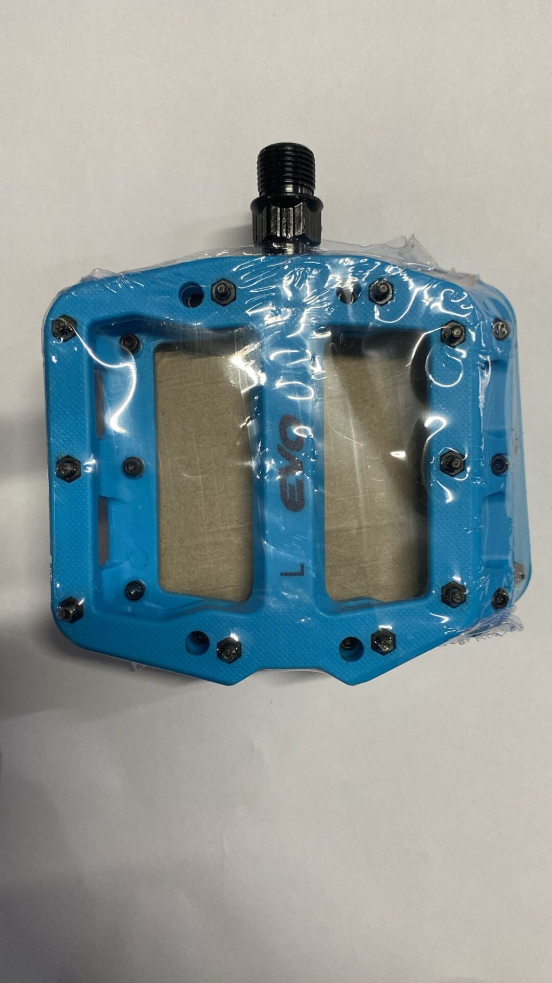 EVO BİSİKLET PEDALI RULMANLI ÇİVİLİ PLATFORM MODEL MAVİ