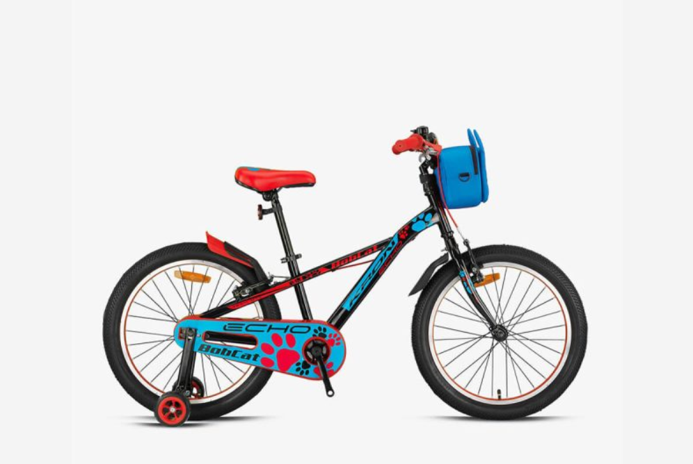 KRON BOBCAT 20 JANT SİYAH-KIRMIZI BİSİKLET