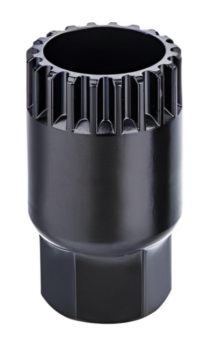 BRIVIGA - Kartuş Tip BB Anahtarı (CR-V Çelik, Siyah, Shimano/ISIS/FSA/Race Face Uyumlu)