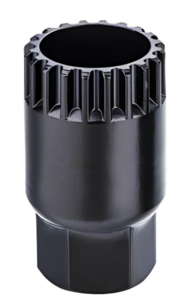 BRIVIGA - Kartuş Tip BB Anahtarı (CR-V Çelik, Siyah, Shimano/ISIS/FSA/Race Face Uyumlu)