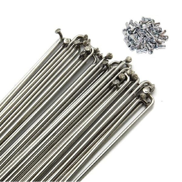 JANT TELİ 2mm KROM KAPLAMA 36 ADET 185mm