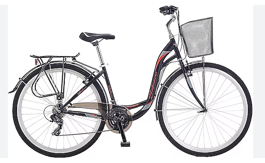 SALCANO BODRUM LADY 26 JANT SİYAH-KIRMIZI BİSİKLET