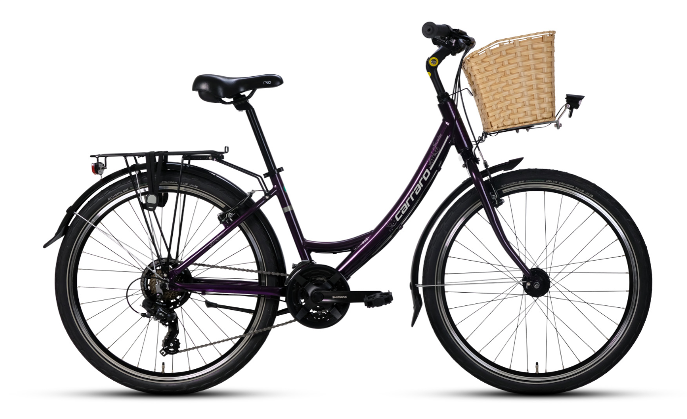 CARRARO JASMİNE 26 JANT 38cm KADRO MOR-AÇIK GRİ BİSİKLET