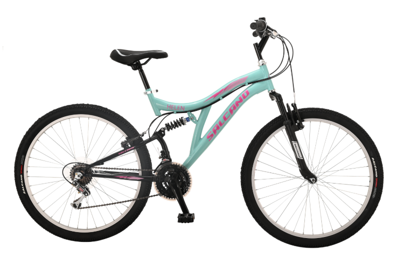 SALCANO HELEN 26 JANT MİNT YEŞİL-PEMBE BİSİKLET