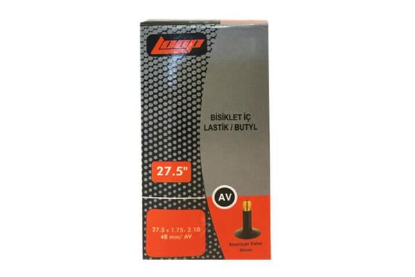LOOP İç Lastik - 27.5 x 1.75-2.10 AV48 - Siyah