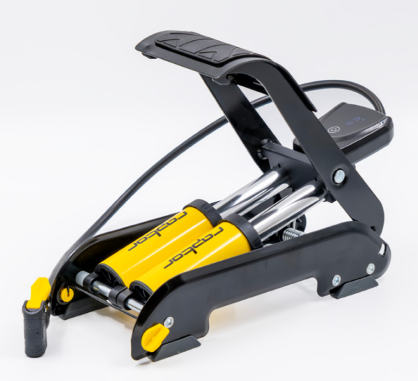 RAPTOR -BİSİKLET-MOTOSİKLET VE OTO  Çift Pistonlu Dijital Göstergeli Ayak Pompası