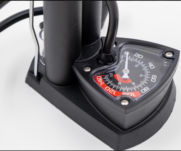 RAPTOR - M34B-01 Dikey BİSİKLET-MOTOSİKLET Ayak Pompası Analog Göstergeli