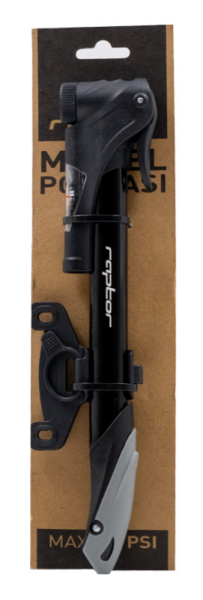 RAPTOR - M21B-02 Göstergeli Mini Bisiklet El Pompası Avuç İçi Destekli
