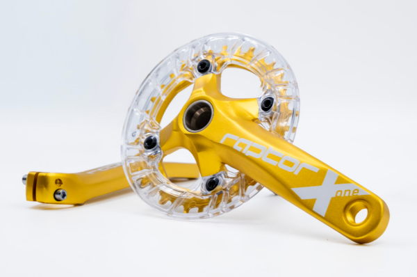RAPTOR - Aynakol - A23Z-AS322P - 34T 170mm - Şeffaf Muahfazalı - Gold