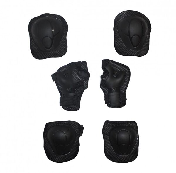 XBYC 961 ÇOCUK DİZLİK SETİ SİYAH