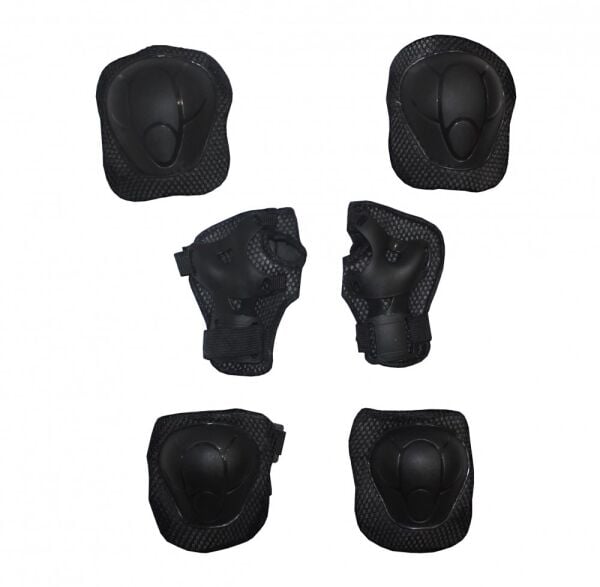 XBYC 961 ÇOCUK DİZLİK SETİ SİYAH