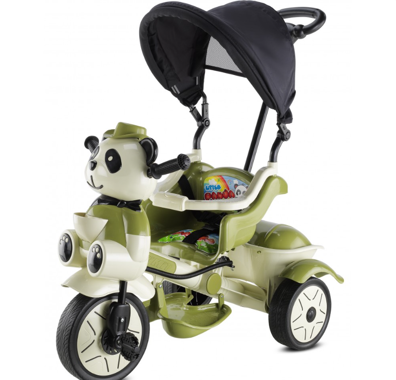 LITTLE PANDA ÜÇ TEKER İTMELİ YEŞİL BİSİKLET