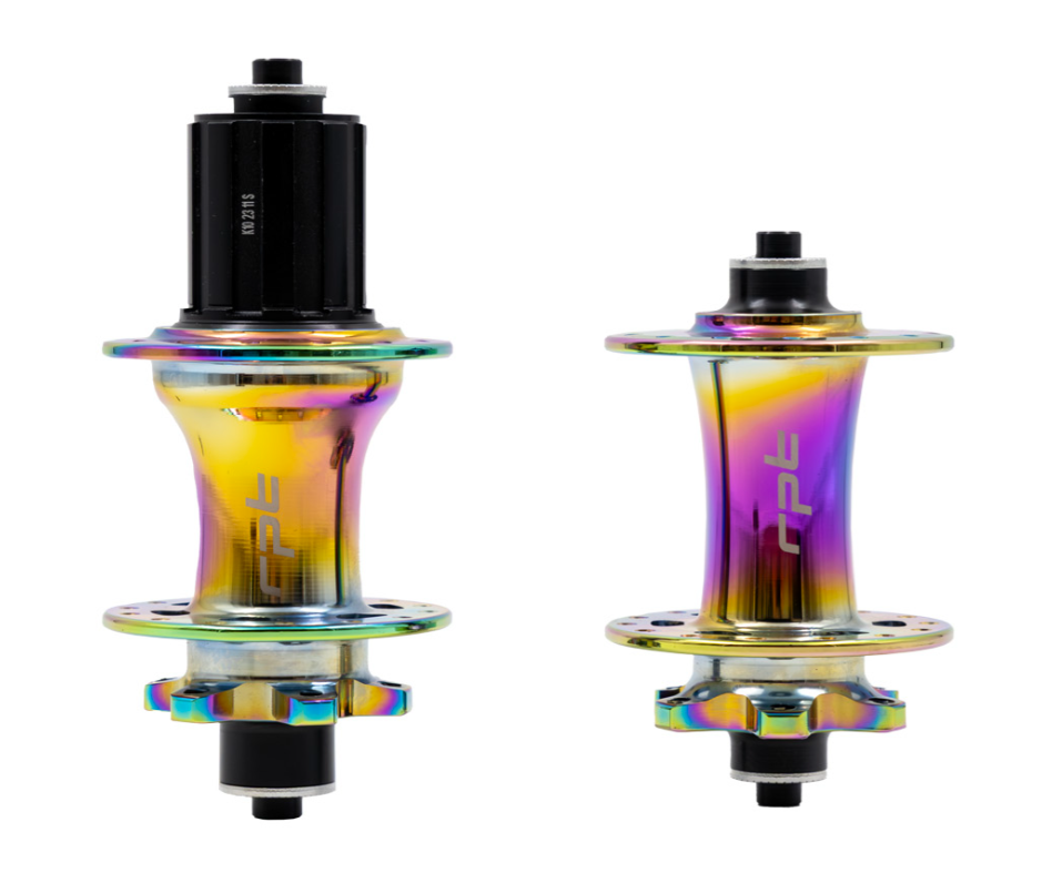 RAPTOR - Göbek Seti 32H Oil Slick (8–12s, QR + Thru Axle, 8–10s Pul Dahil 6 Vida)