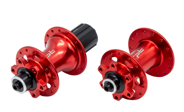 RAPTOR - Göbek Seti 32H Kırmızı (8–12s, QR + Thru Axle, 8–10s Pul Dahil 6 Vida)