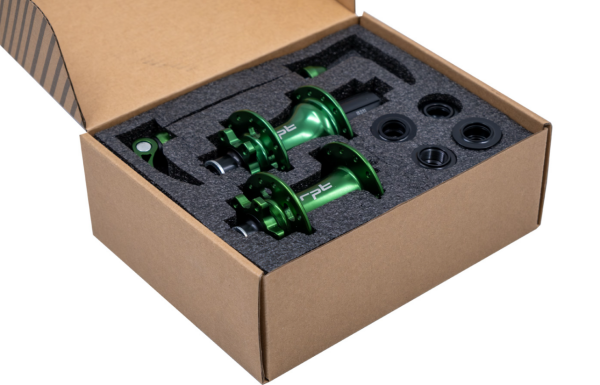 RAPTOR - Göbek Seti 32H Yeşil (8–12s, QR + Thru Axle, 8–10s Pul Dahil 6 Vida)