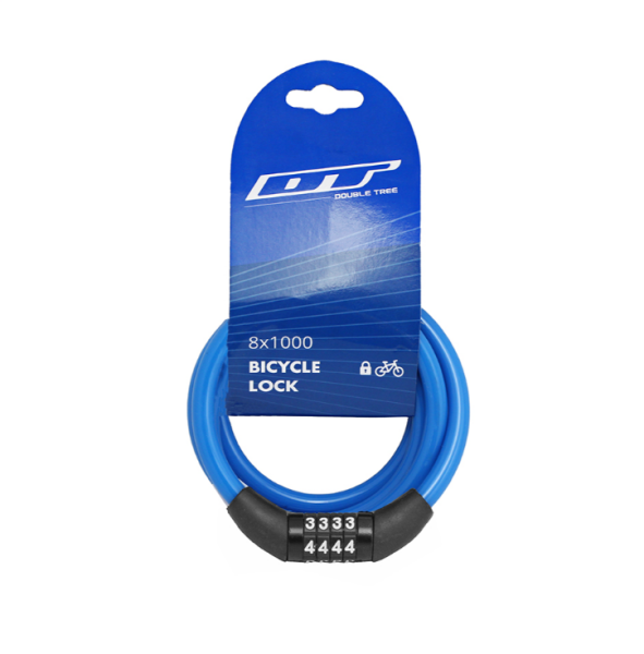 Kilit - DT82120, 8x1000, 4 Şifreli, Mavi