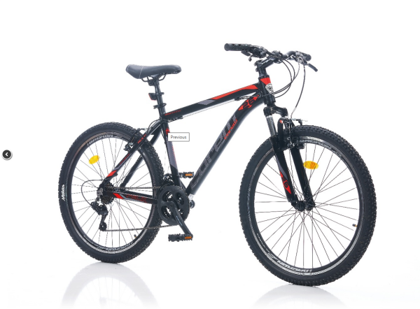 CORELLİ FELIX 3.2 V-FREN 12cm KADRO SİYAH-KIRMIZI BİSİKLET