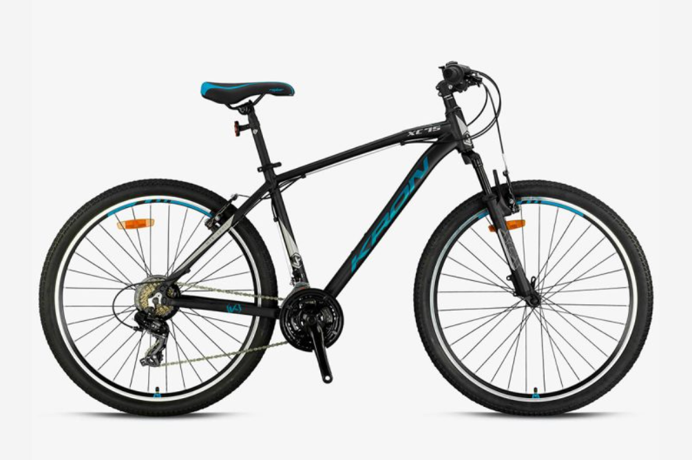 KRON XC75 V-FREN 27,5 JANT 18cm KADRO SİYAH-TURKUAZ-BEJ BİSİKLET