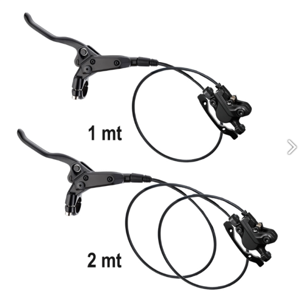 Hidrolik Fren - Ön(1mt) - Arka(2mt) Takım, DCR-500, Rotorsuz, Kutusuz