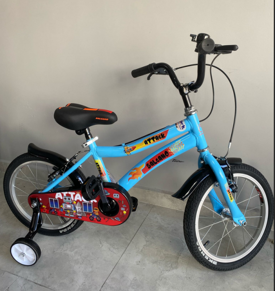SALCANO ATTACK 16 JANT MAVİ-KIRMIZI BİSİKLET