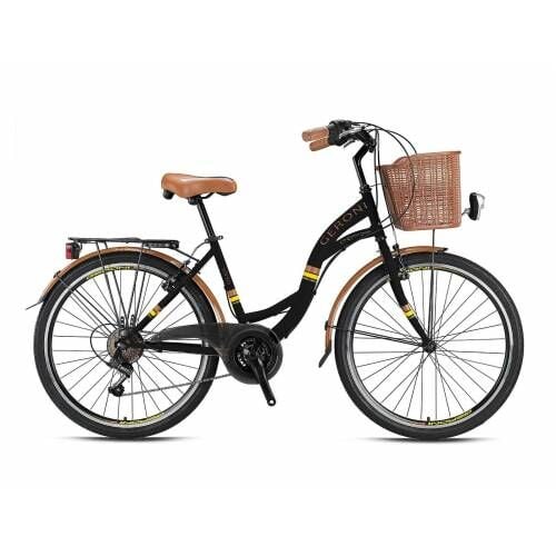 GERONİ SIRIO 26 JANT BİSİKLET SİYAH-KAHVERENGİ