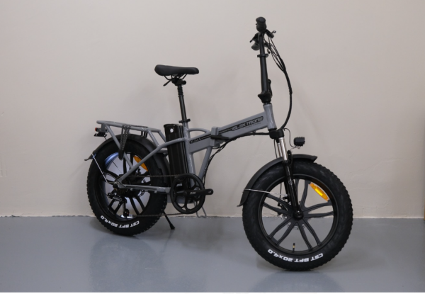 KRON ELEKTRON ZUMA HD FREN 20 JANT ELEKTRİKLİ KATLANIR NARDO GRİ-SİYAH BİSİKLET