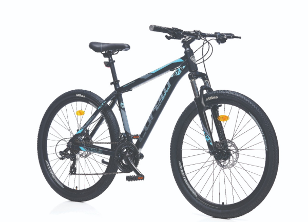 CORELLİ FELIX 2.2 MD 24 JANT 12cm KADRO SİYAH-TURKUAZ BİSİKLET