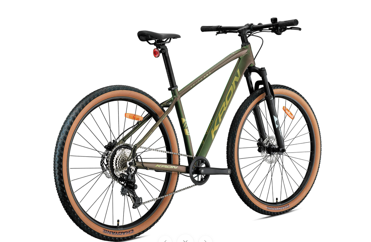 KRON XC100 POR HD 8 VİTES 17cm KADRO MAT HAKİ-SARI BİSİKLET