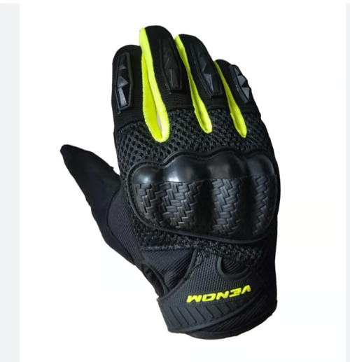 MOTOSİKLET ELDİVENİ YAZLIK VENOM VN-920 XL BEDEN SARI-SİYAH