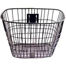 Bisiklet Ön Sepet Metal Kalın Telli