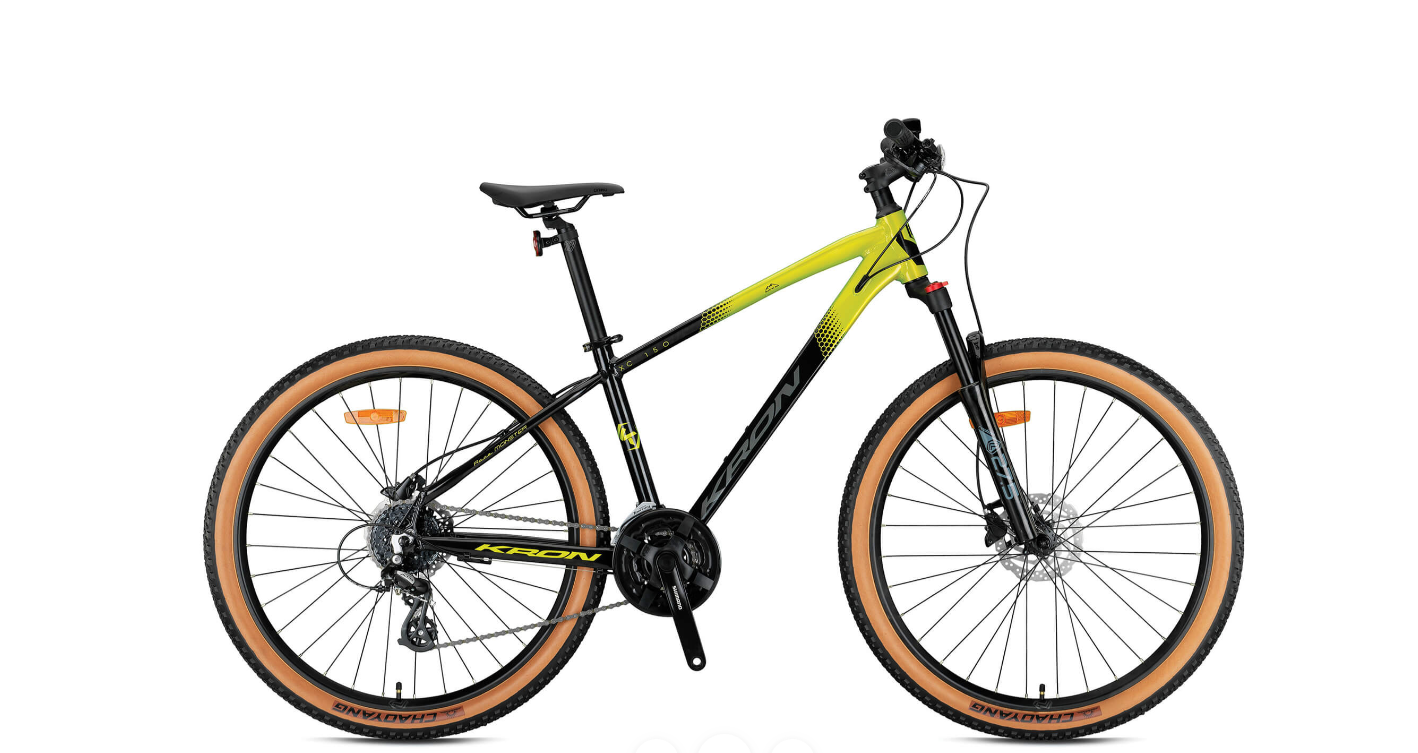 KRON XC 150 HD 27,5 JANT 17cm KADRO SİYAH-ELEKTRİK SARI BİSİKLET
