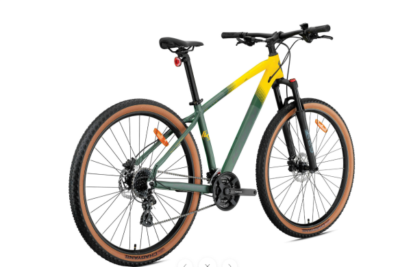 KRON XC 150 HD 27,5 JANT 17cm KADRO MAT YEŞİL-SARI-FÜME BİSİKLET