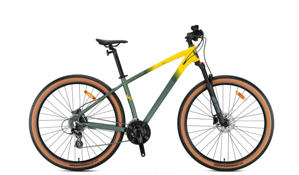KRON XC 150 HD 27,5 JANT 17cm KADRO MAT YEŞİL-SARI-FÜME BİSİKLET