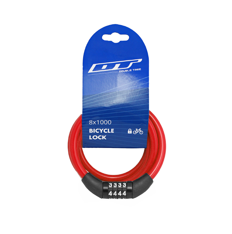 Kilit - DT82120, 8x1000, 4 Şifreli, Kırmızı