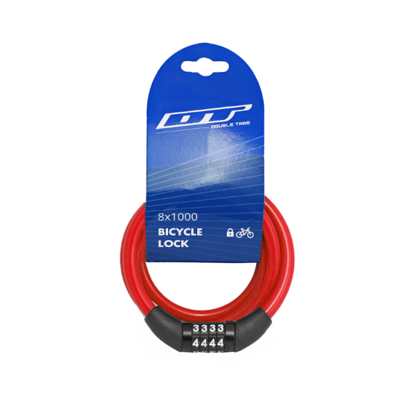 Kilit - DT82120, 8x1000, 4 Şifreli, Kırmızı