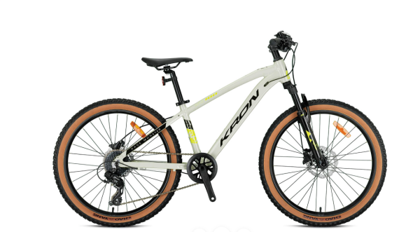 KRON XC100 HD 24 JANT 13cm KADRO BEJ-NEON SARI-SİYAH BİSİKLET