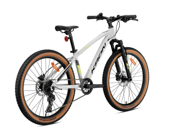 KRON XC100 HD 24 JANT 13cm KADRO BEJ-NEON SARI-SİYAH BİSİKLET