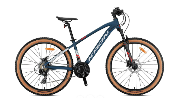 KRON XC100 HD 29 JANT 17cm KADRO MAT LACİVERT-KIRMIZI BİSİKLET