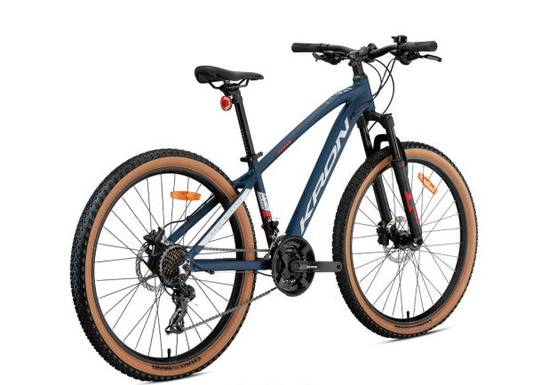 KRON XC100 HD 29 JANT 17cm KADRO MAT LACİVERT-KIRMIZI BİSİKLET