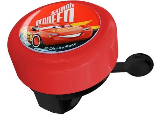 Şimşek McQueen Tasarımlı Kırmızı Çocuk Bisiklet Zili