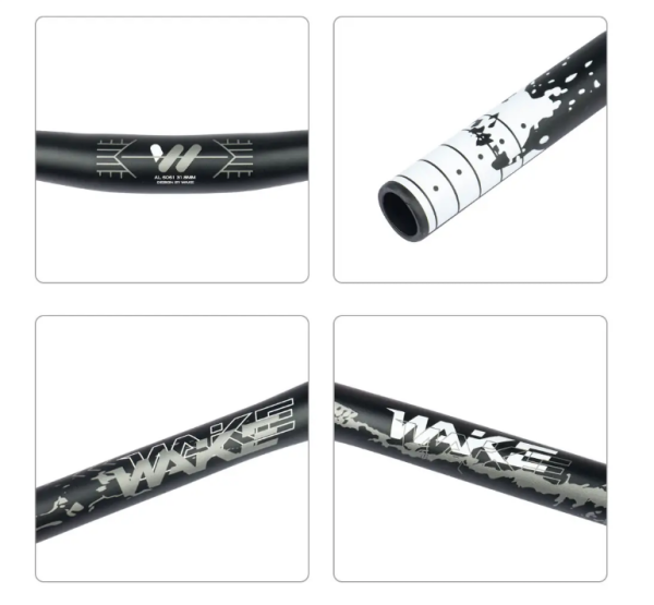 Wake Bisiklet Alüminyum Gidon 780mm 31,8mm SİYAH Bisiklet Direksiyon