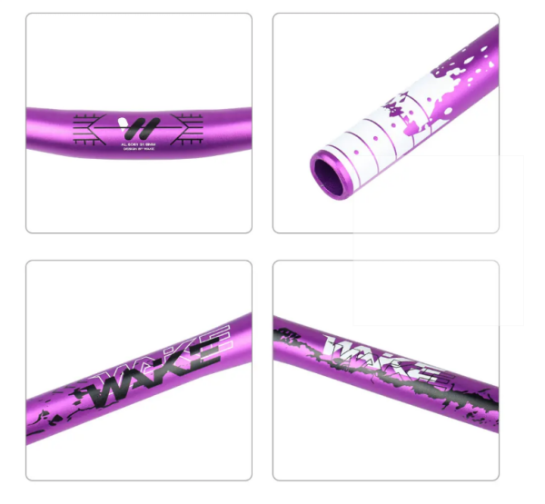 Wake Bisiklet Alüminyum Gidon 780mm 31,8mm Bisiklet Direksiyon