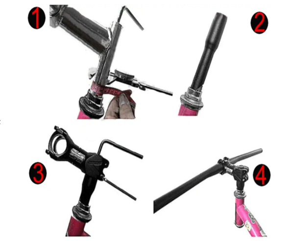 isiklet Gidon Boğazı Dikme Borusu Havuç - Gidon Boğazı Adaptörü (Dişli Furca Dişsiz Gidon Boğazı)