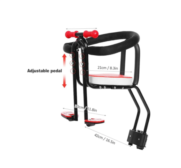 Bisiklet Çocuk Taşıyıcı Ön Taşıyıcı Kadro Bağlantılı