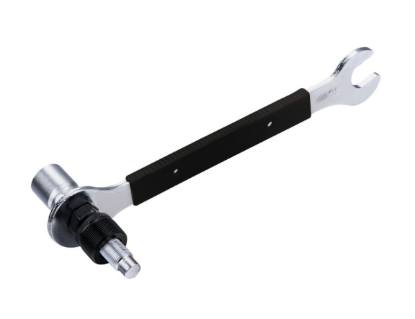 BRIVIGA - Aynakol Sökme ve 15mm Pedal Anahtarı Seti (45# Çelik+PVC+40CR, Siyah-Gümüş, 20.5x3.5x7.6cm